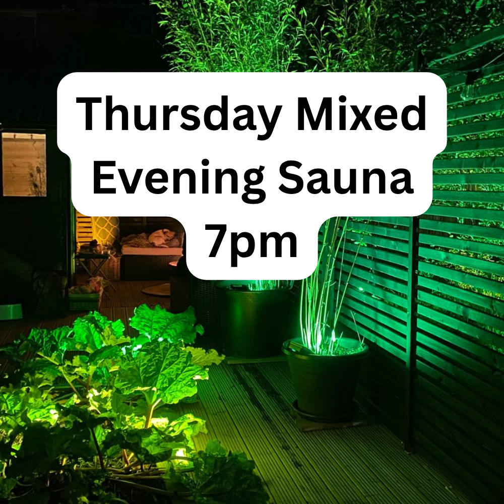 Thursday Mixed Evening Sauna 7pm